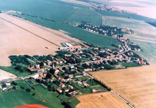 Letecký snímek Bukovky a&nbsp;Habřinky